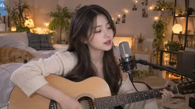 통기타 하나로 부른 자작곡, 처음 공개해요