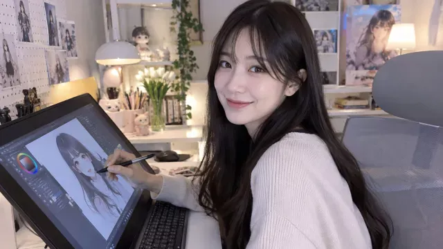 새벽 2시, 태블릿으로 그리는 오늘의 기분 ✏