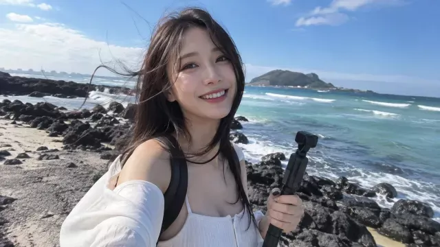 혼자 떠난 제주에서 하루 종일 웃었어요… 바다가 미쳤어요