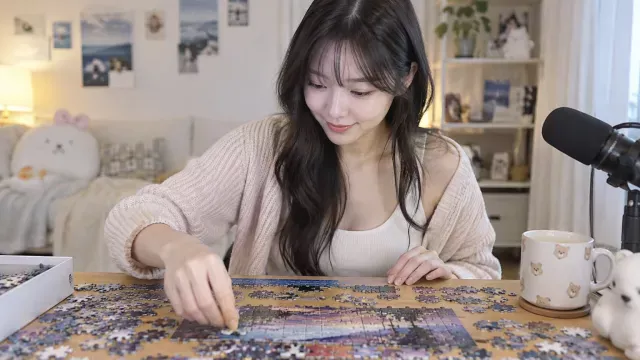 퍼즐 1000조각 도전! 끝까지 맞출 수 있을까요