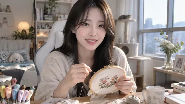 자수 놓는 저녁, 느리게 사는 연습을 해요